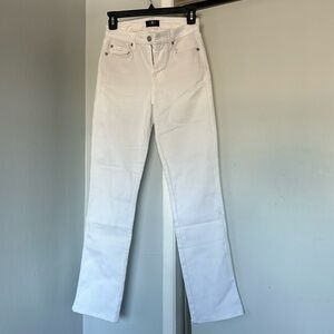 7 For all mankind. White jeans, kimmie straight. Size 25